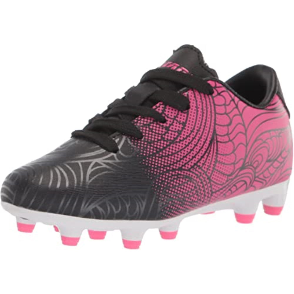 Cali Firm Ground Soccer Shoes-Black/Pink