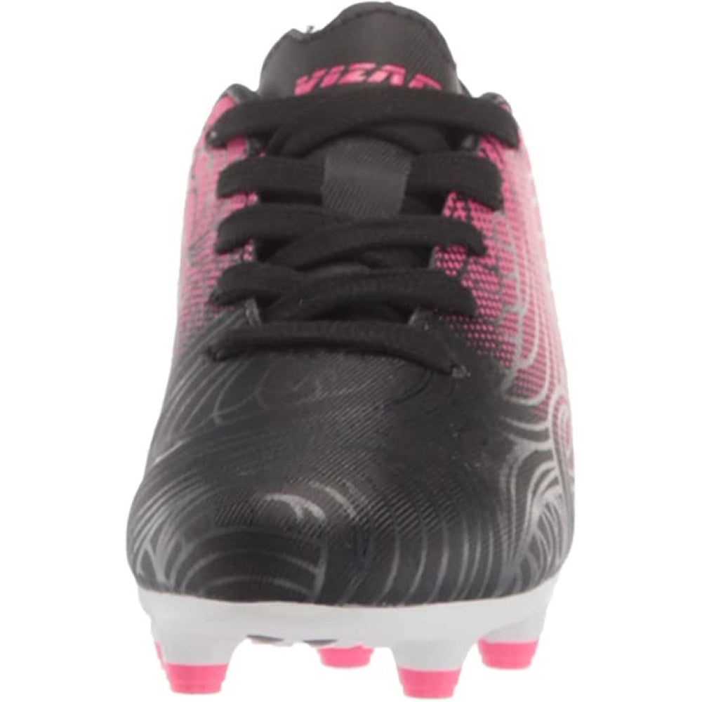 Cali Firm Ground Soccer Shoes-Black/Pink