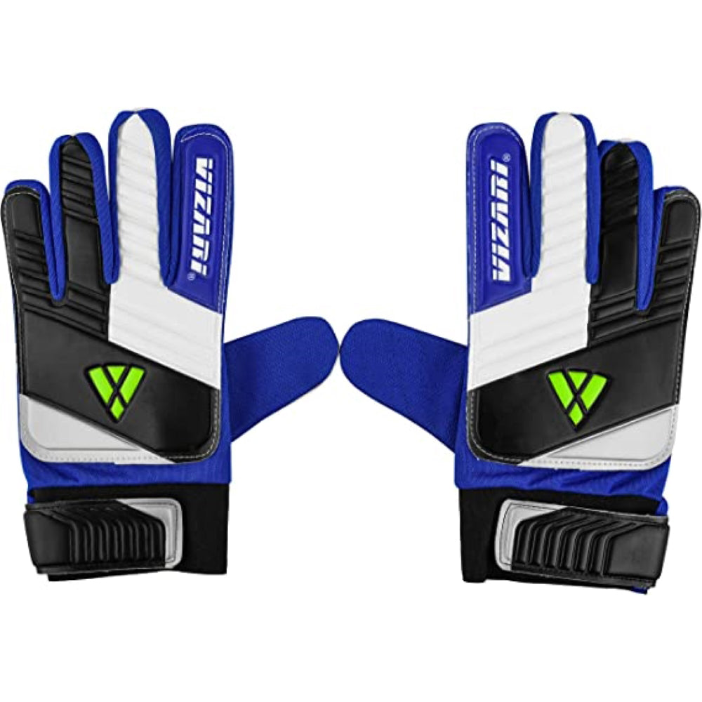 Junior Keeper Gloves-Blue/White/Black