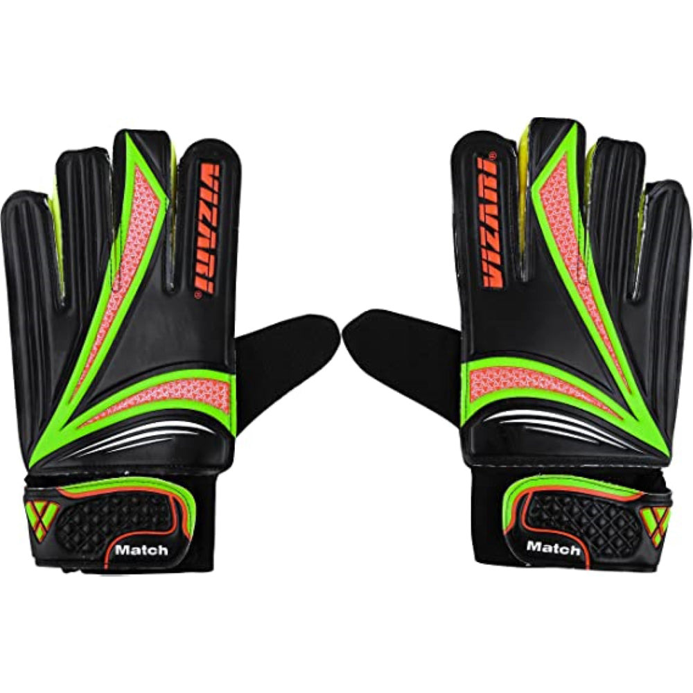 Junior Match Gloves-Black/Green - Vizari Sports