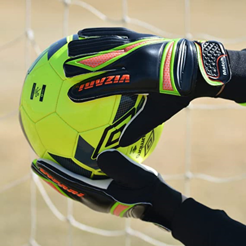 Junior Match Gloves-Black/Green - Vizari Sports