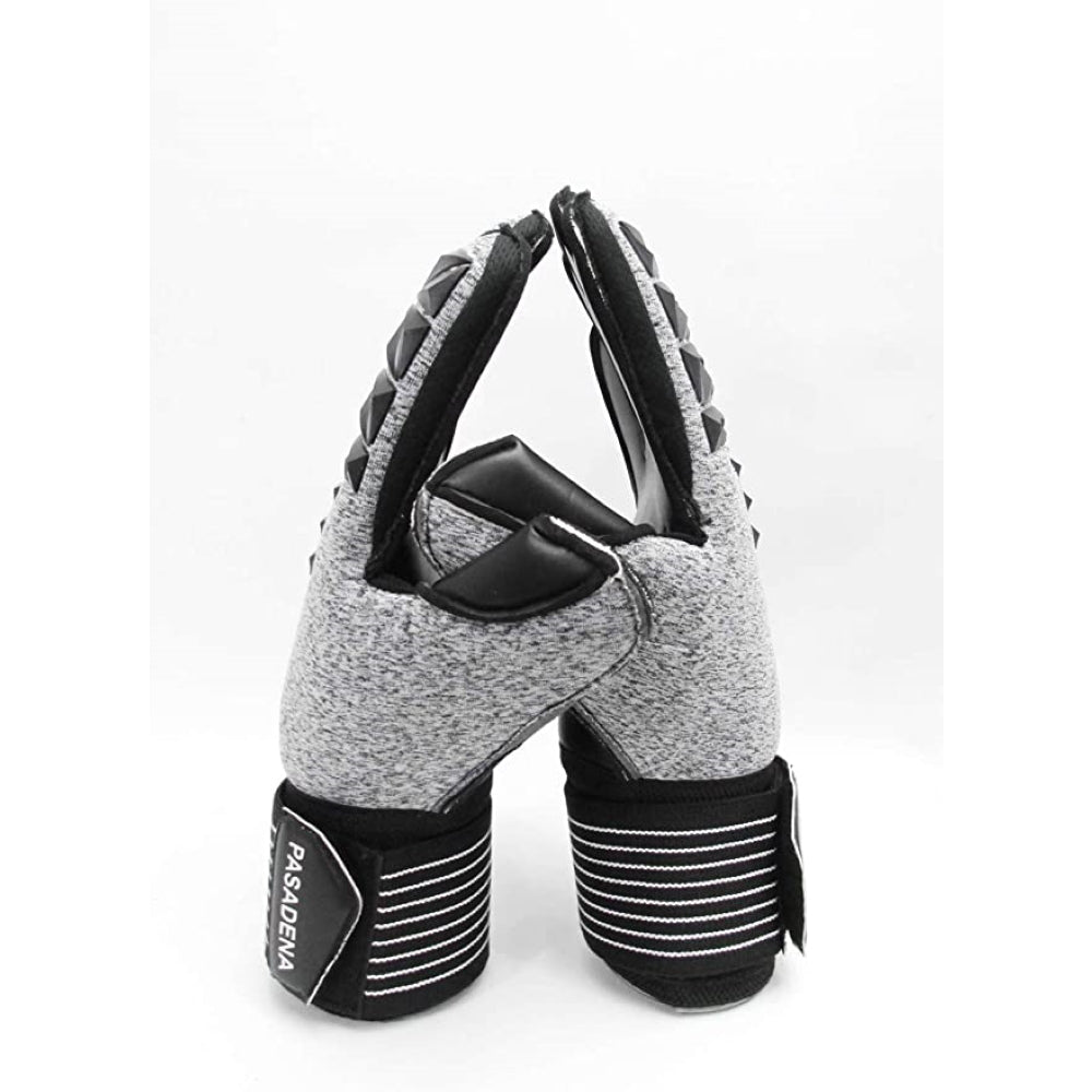 Pasadena F.p. Goalkeeper Gloves w/ Finger Protection-Black/Silver - Vizari Sports