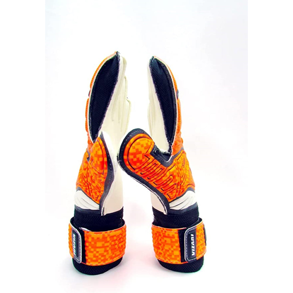 Sion Soccer Goalkeeper Gloves-Orange/White - Vizari Sports