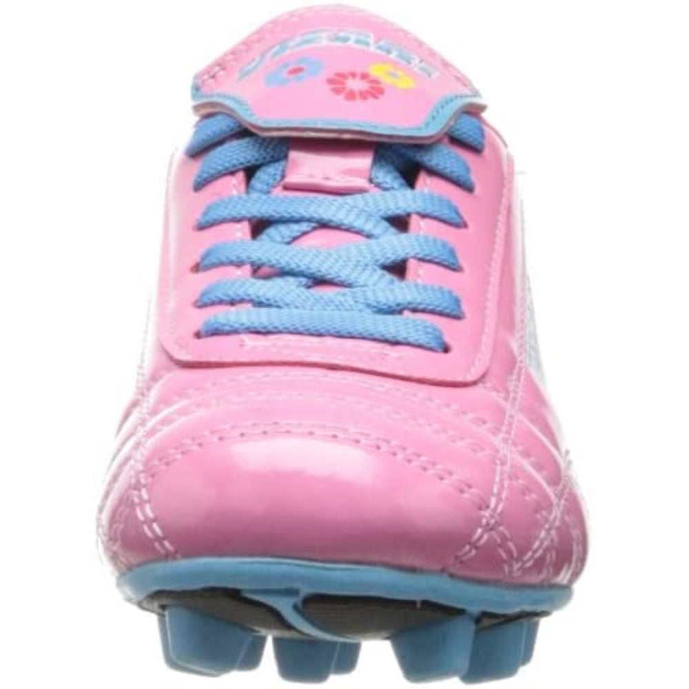 Blossom Firm Ground Soccer Shoes-Pink/Blue