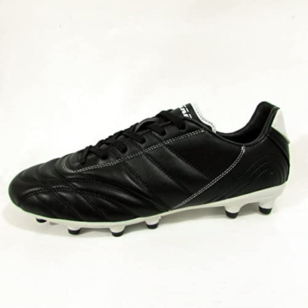 Classico Junior Firm Ground Soccer Shoes -Black/White - Vizari Sports