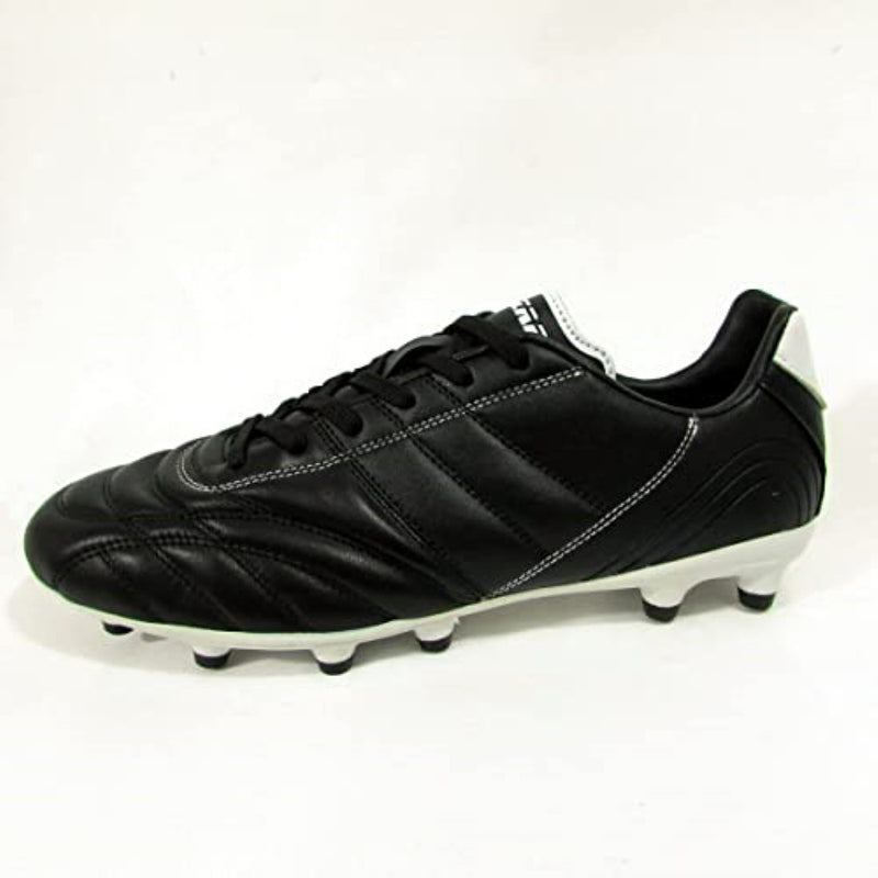 Classico Junior Firm Ground Soccer Shoes -Black/White - Vizari Sports