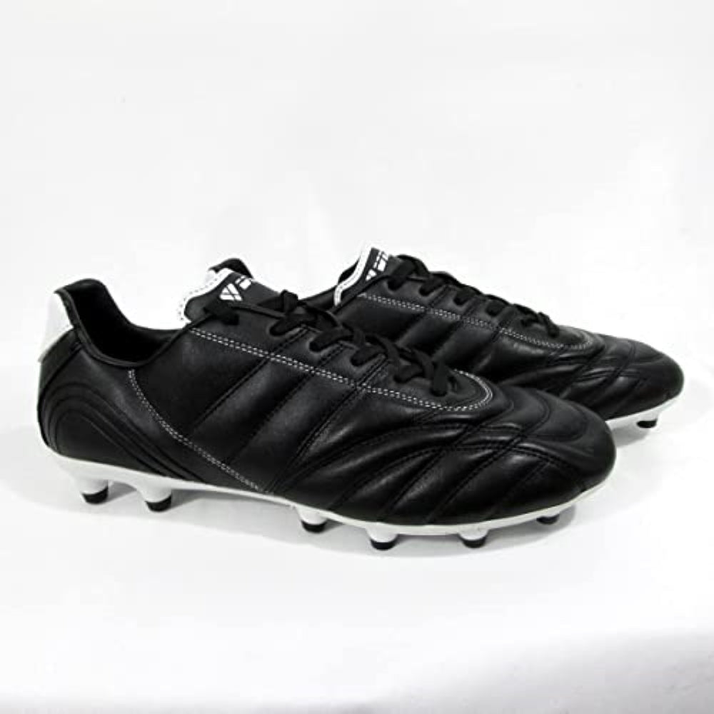 Classico Junior Firm Ground Soccer Shoes -Black/White - Vizari Sports
