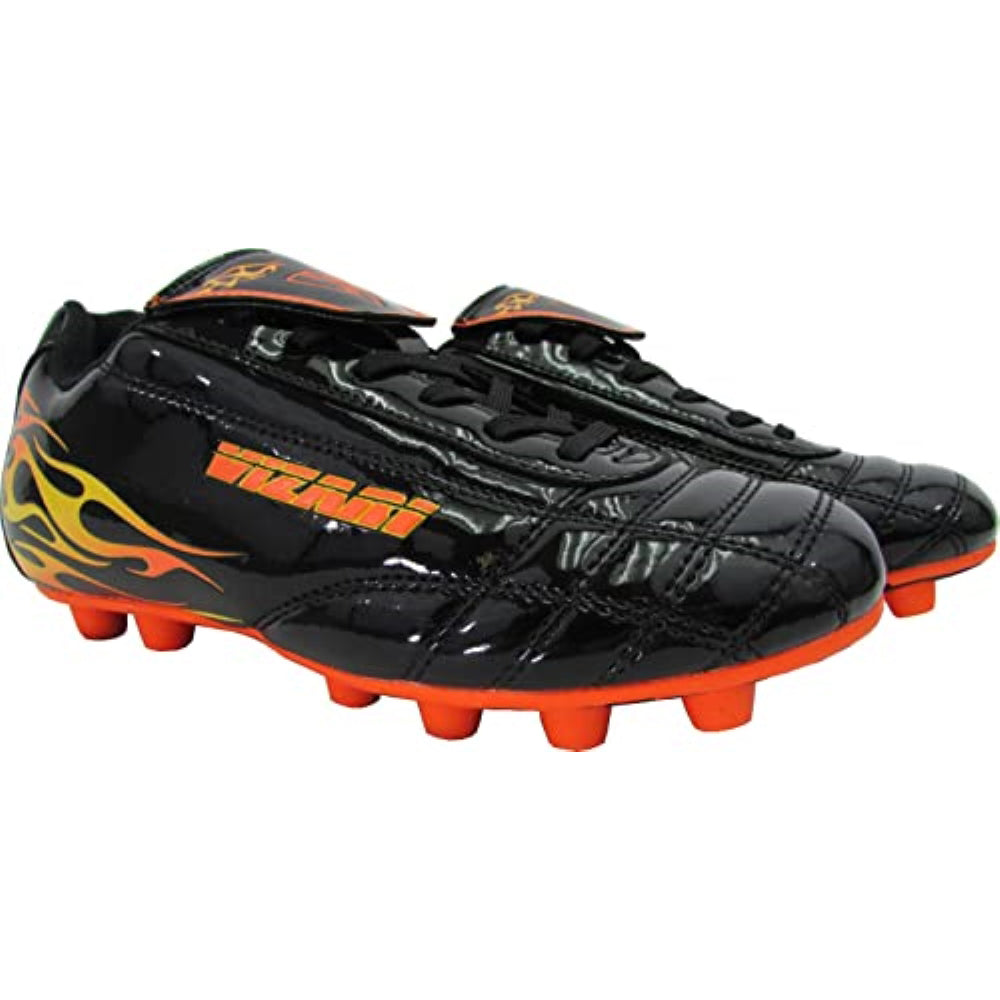 Blaze Firm Ground Soccer Shoes - Black/Orange