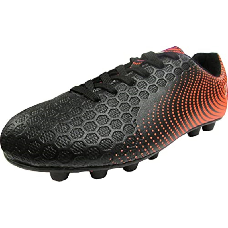 Stealth Firm Ground Soccer Shoes -Black/Orange - Vizari Sports