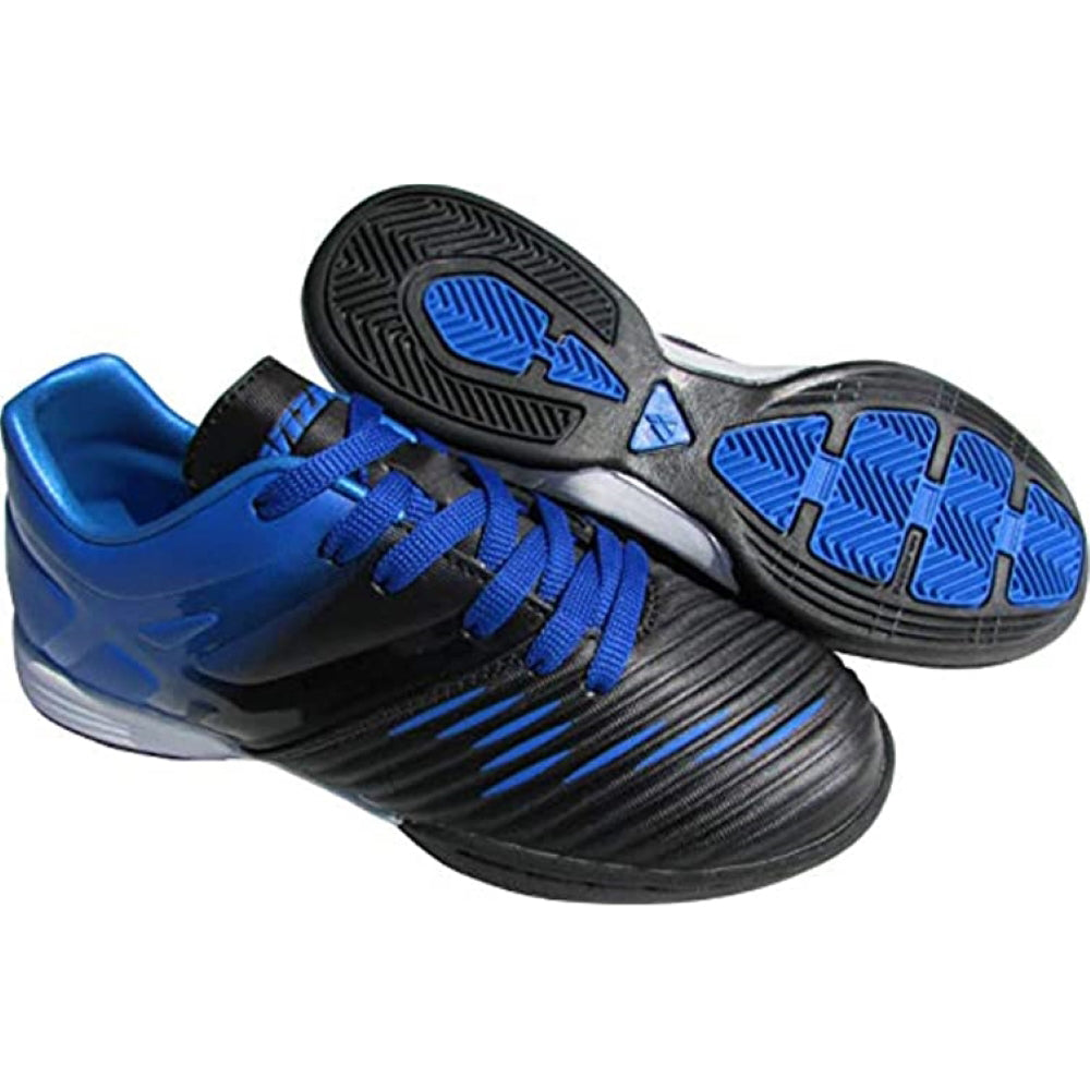 Liga Indoor Soccer Shoes - Blue/Black