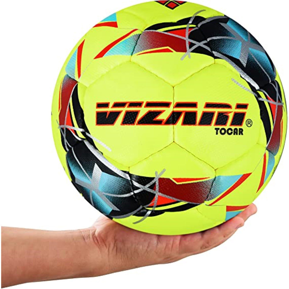 Tocar Premium Hand Stitched Soccer Ball-Pupa Yellow