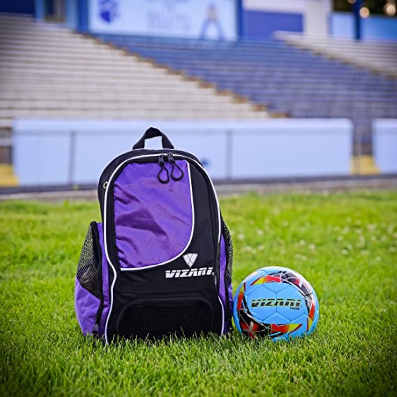 Tocar Premium Hand Stitched Soccer Ball - Zima Blue - Vizari Sports