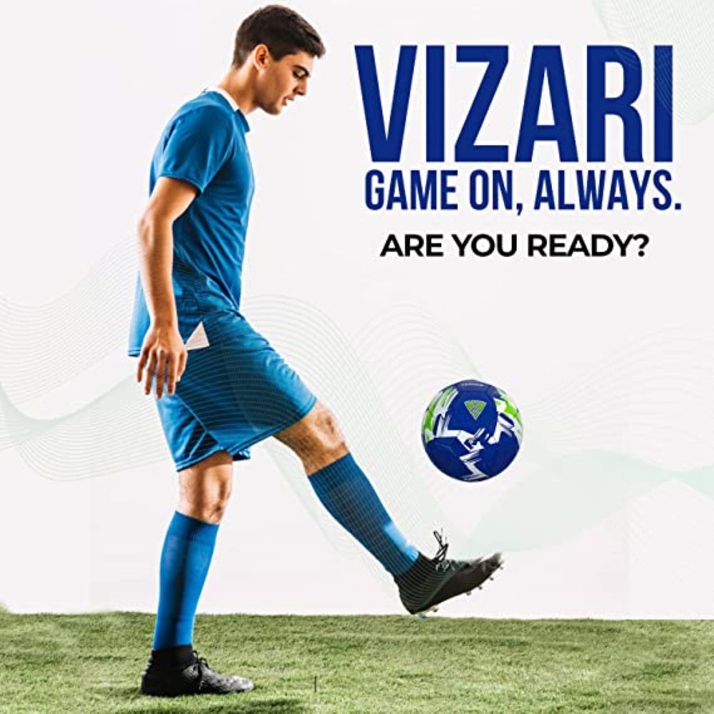 Verona Soccer Ball-Blue/White/Green - Vizari Sports