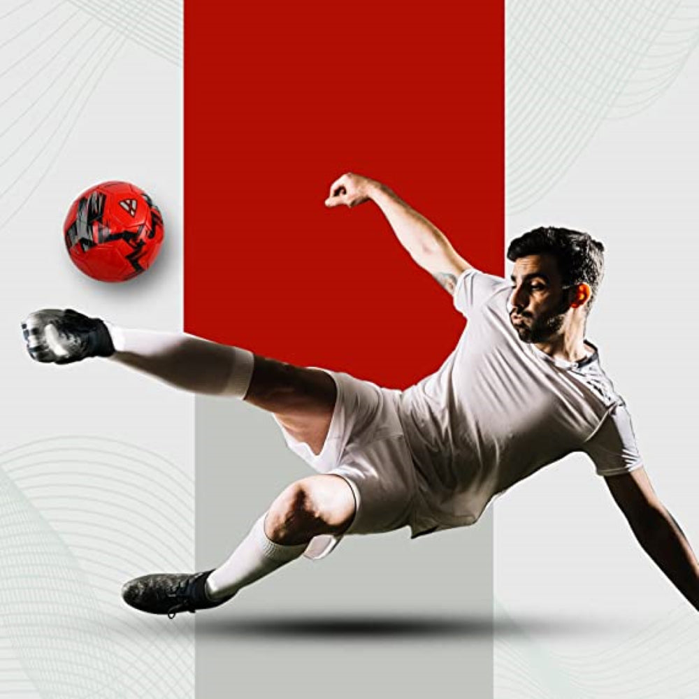 Verona Soccer Ball-Red/Black/Silver - Vizari Sports