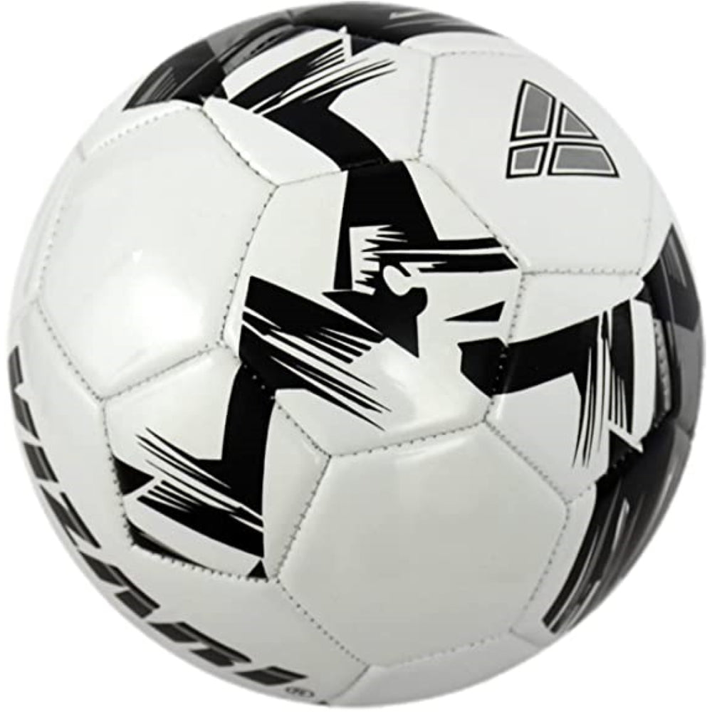 Verona Soccer Ball-White/Silver/Black