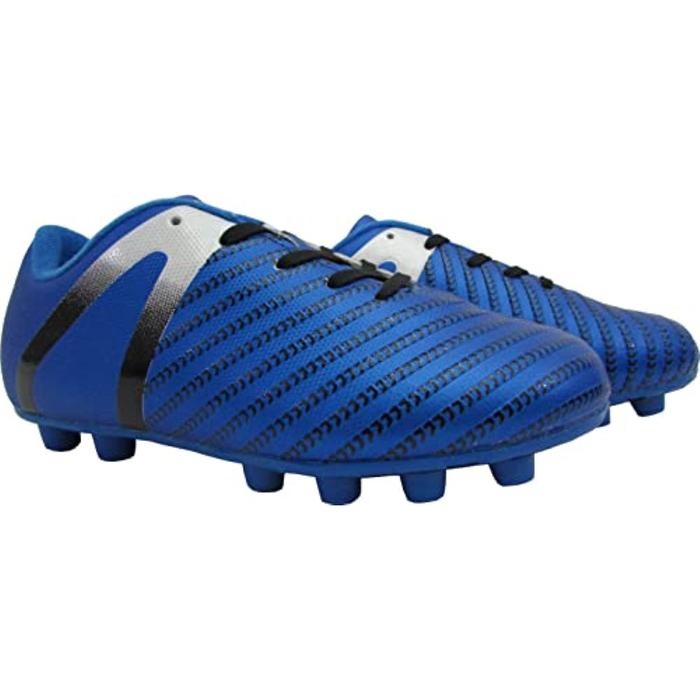 Impact Firm Ground Soccer Shoes -Blue/Silver - Vizari Sports