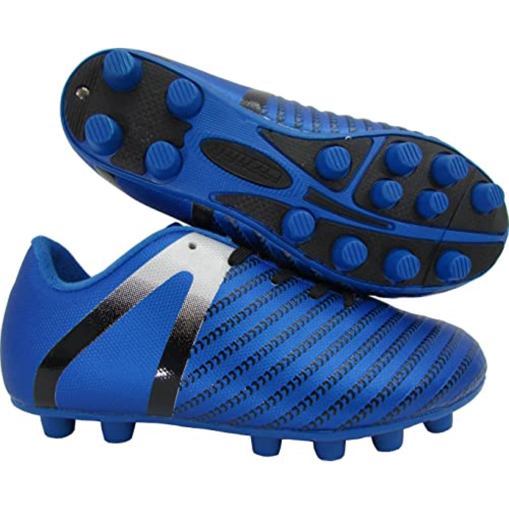 Impact Firm Ground Soccer Shoes -Blue/Silver - Vizari Sports