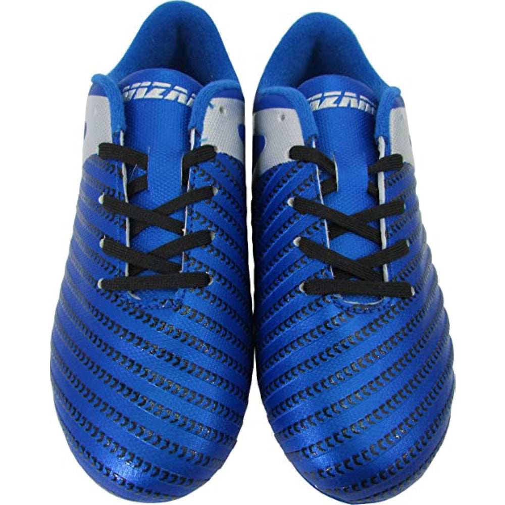 Impact Firm Ground Soccer Shoes -Blue/Silver - Vizari Sports