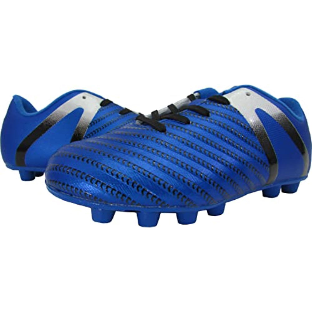 Impact Firm Ground Soccer Shoes -Blue/Silver - Vizari Sports