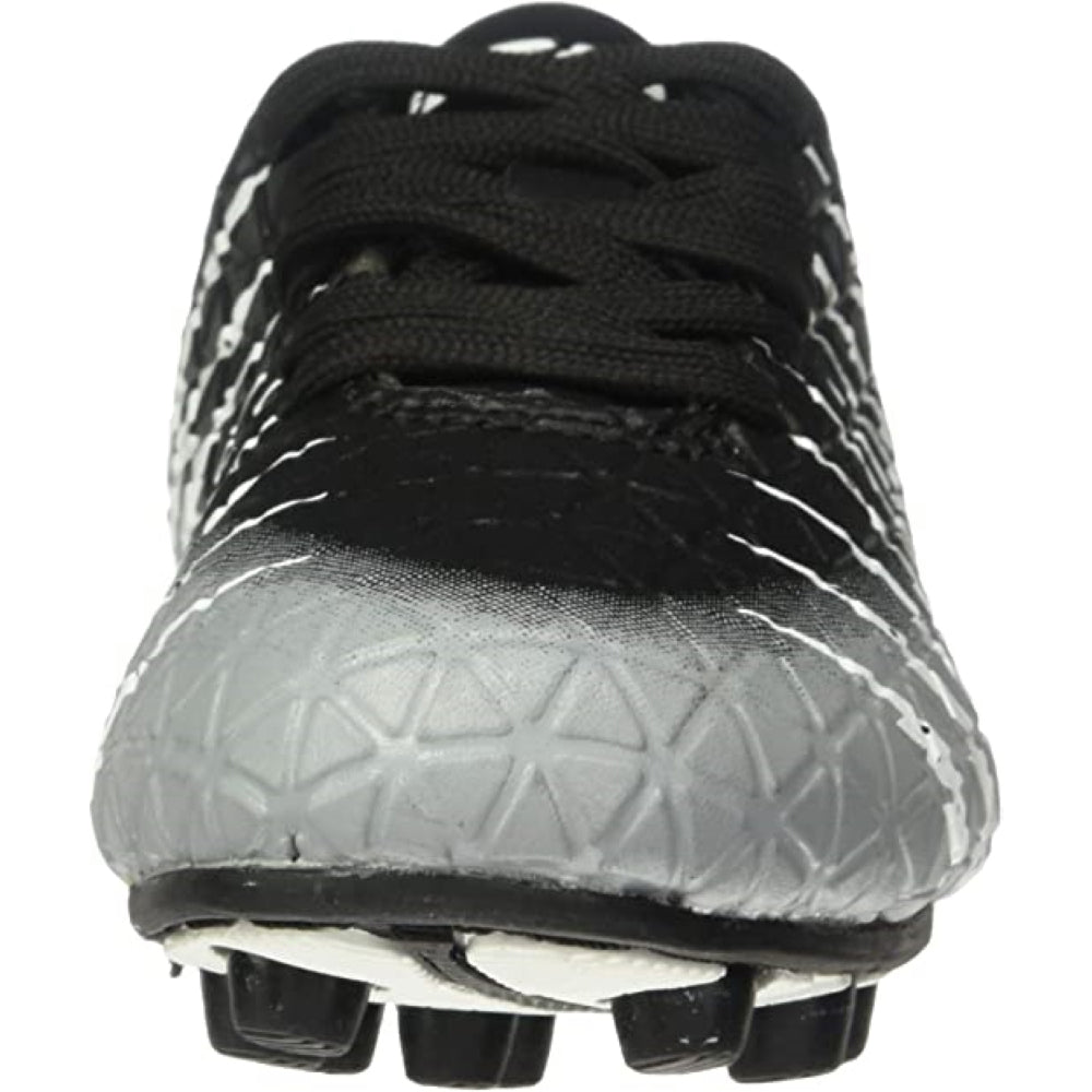 Bolt Firm Ground Soccer Shoes -Black/White/Silver - Vizari Sports