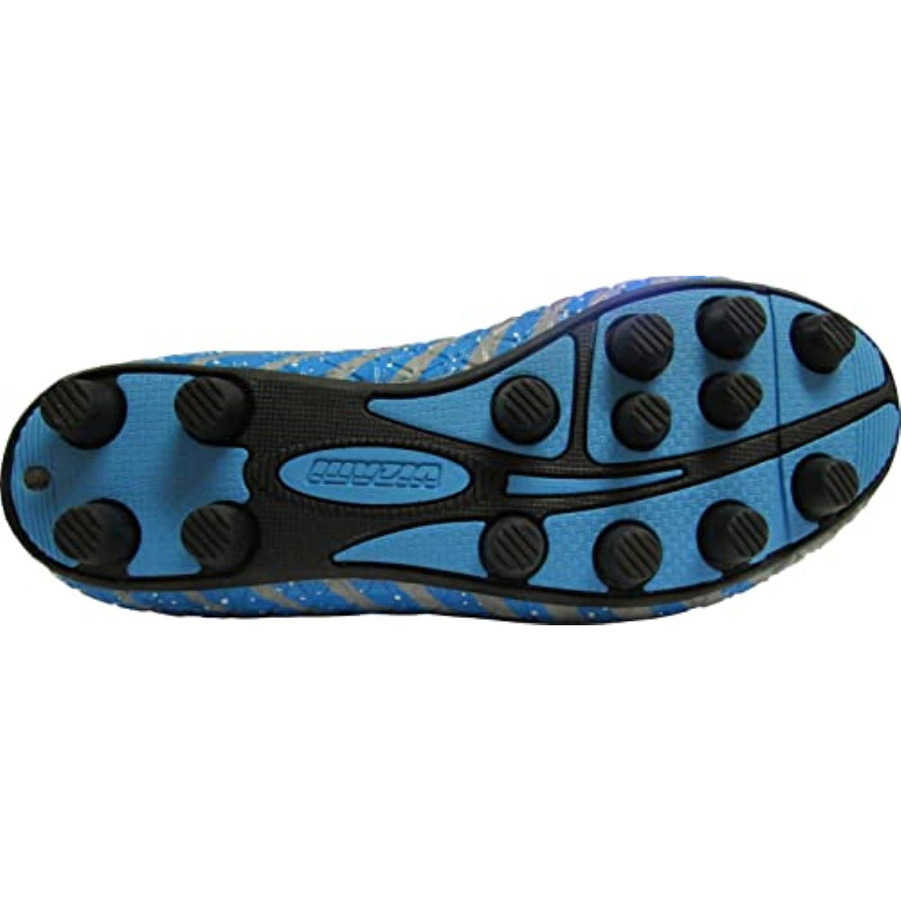 Bolt Firm Ground Soccer Shoes -Black/Sky/Silver - Vizari Sports