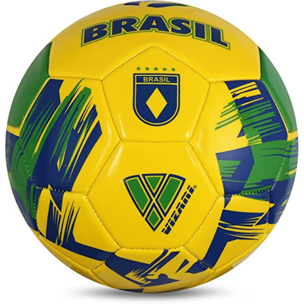 National Team Soccer Balls-Brazil Yellow