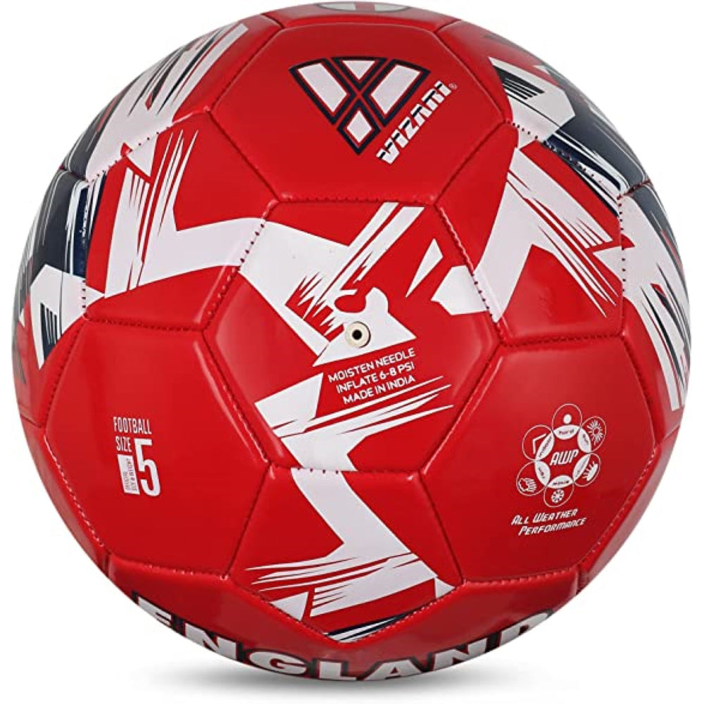National Team Soccer Balls-England Red - Vizari Sports