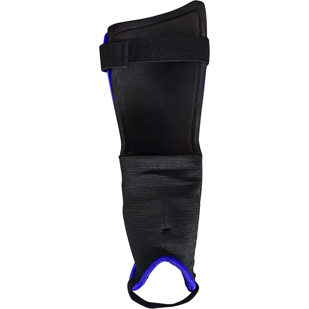 Zodiac Soccer Shin Guard with Detachable Ankle Protection-Black