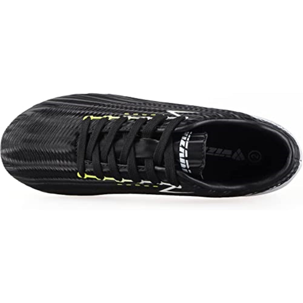 Tesoro Junior Firm Ground Soccer Cleats - Black/White - Vizari Sports