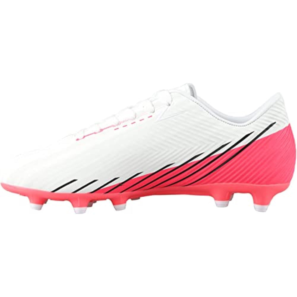 Tesoro Junior Firm Ground Soccer Cleats - White/Pink - Vizari Sports