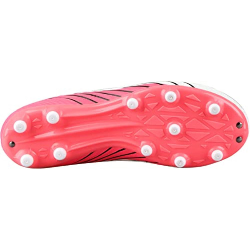 Tesoro Junior Firm Ground Soccer Cleats - White/Pink - Vizari Sports
