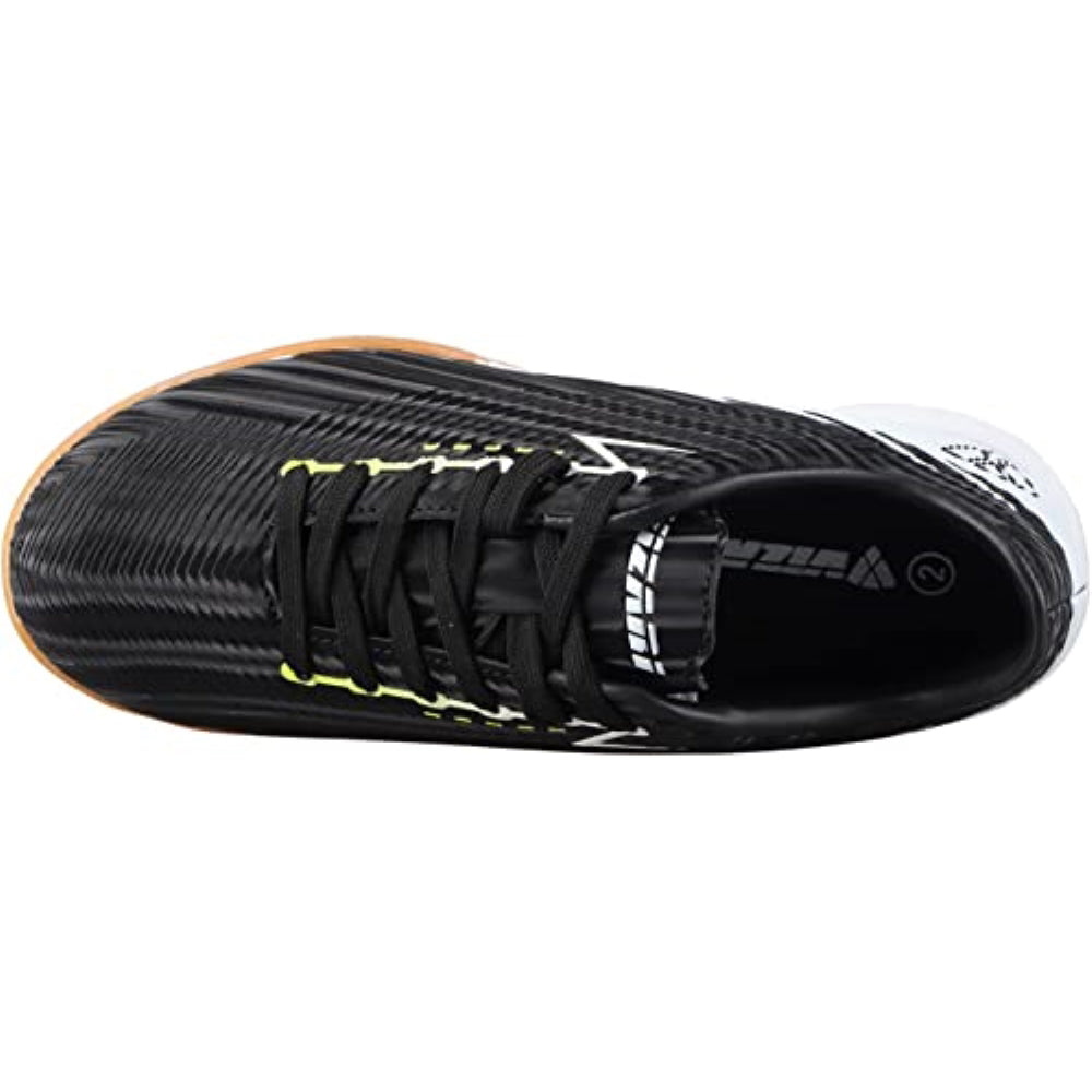 Tesoro Indoor Soccer Shoes-Black/White