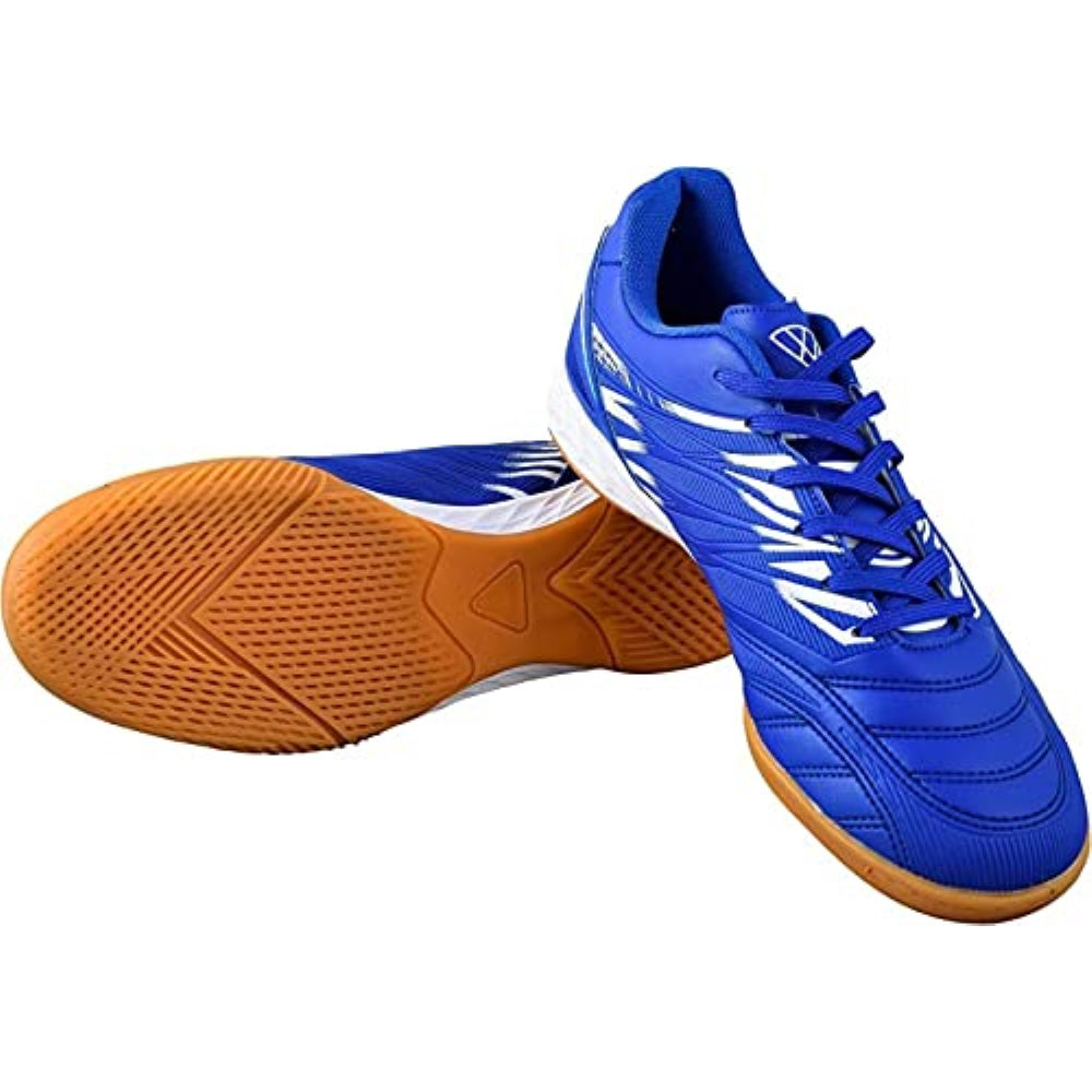 Valencia Indoor Soccer Shoes -Royal/White