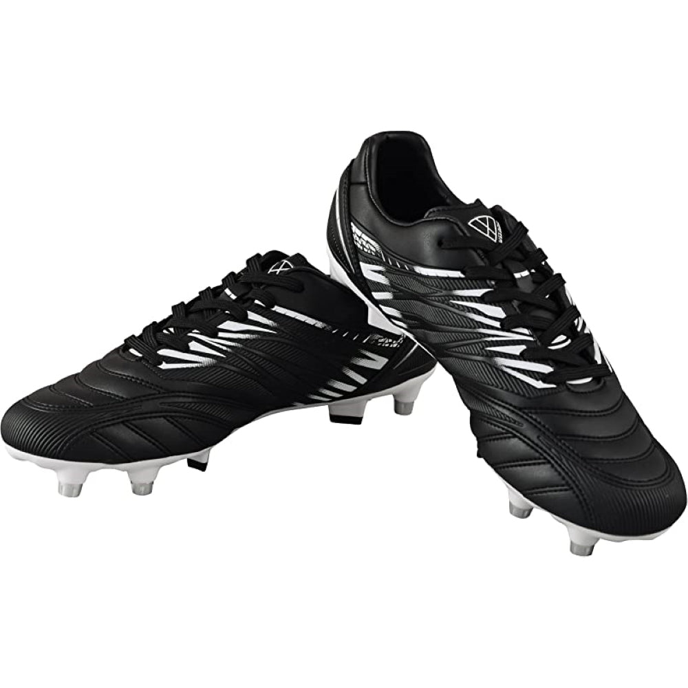 Valencia Firm Ground Soccer Cleats - Black/White - Vizari Sports