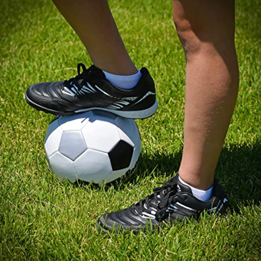 Valencia Turf Soccer Shoes - Black/White - Vizari Sports