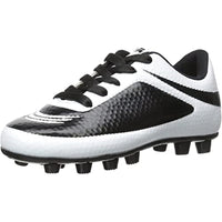 Vizari Infinity Padded Firm Ground (FG) Outdoor Soccer Cleats – White/Black