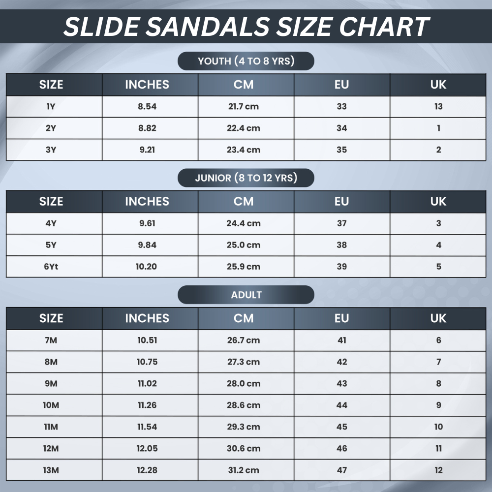 USA Soccer Slide Sandals - Navy - Vizari Sports