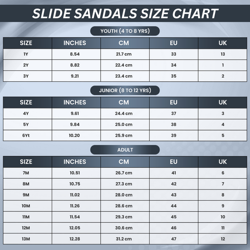 USA Soccer Slide Sandals - Navy - Vizari Sports