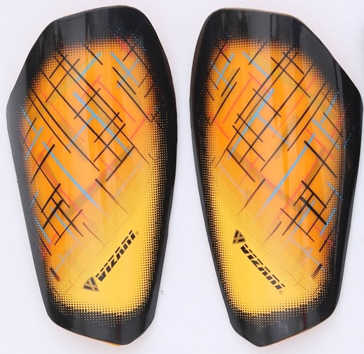 Soquel Soccer Slip in Shin Guard with Pocketed Sleeve-Orange/Black - Vizari Sports