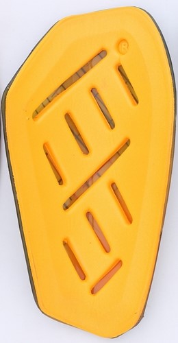 Soquel Soccer Slip in Shin Guard with Pocketed Sleeve-Orange/Black - Vizari Sports