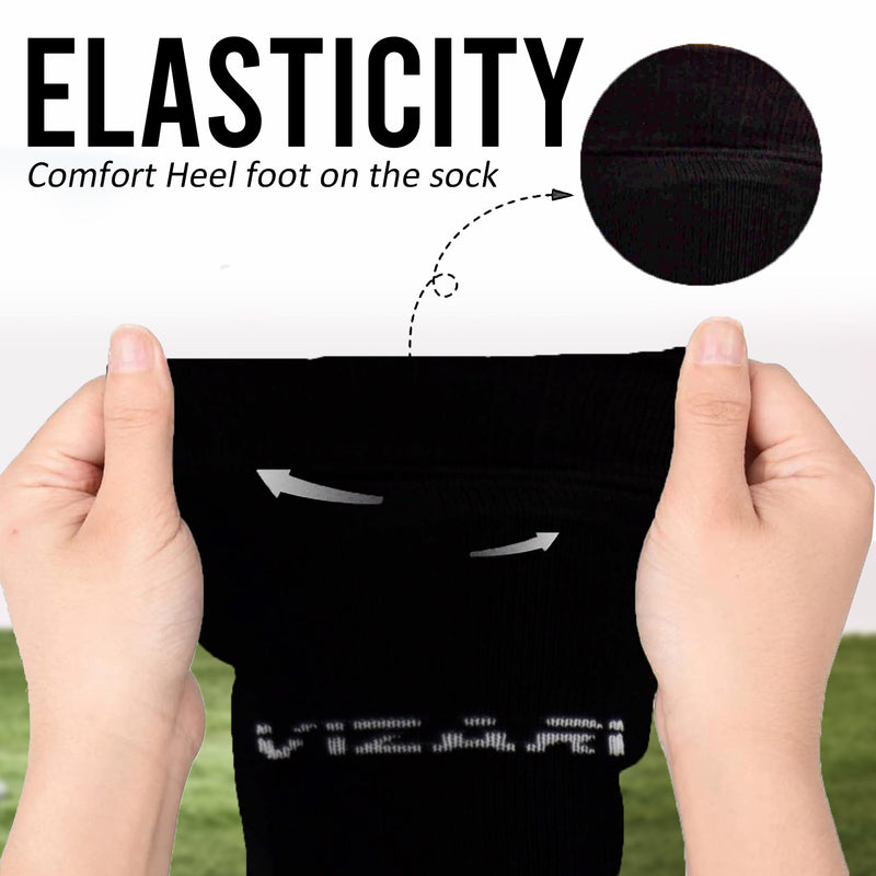 Shin-guard w/ Sock-Black - Vizari Sports