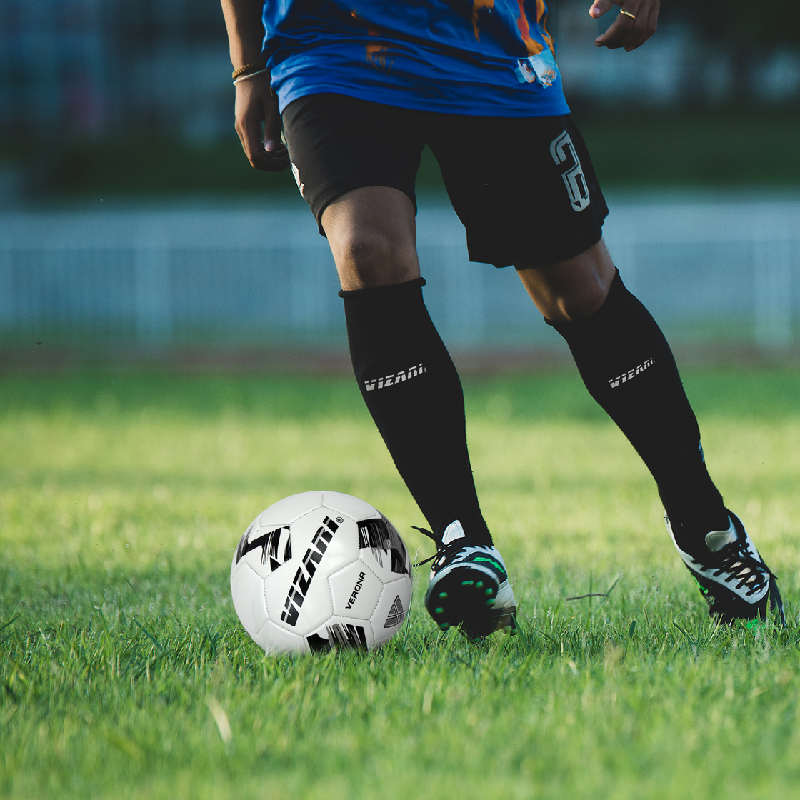 Shin-guard w/ Sock-Black - Vizari Sports