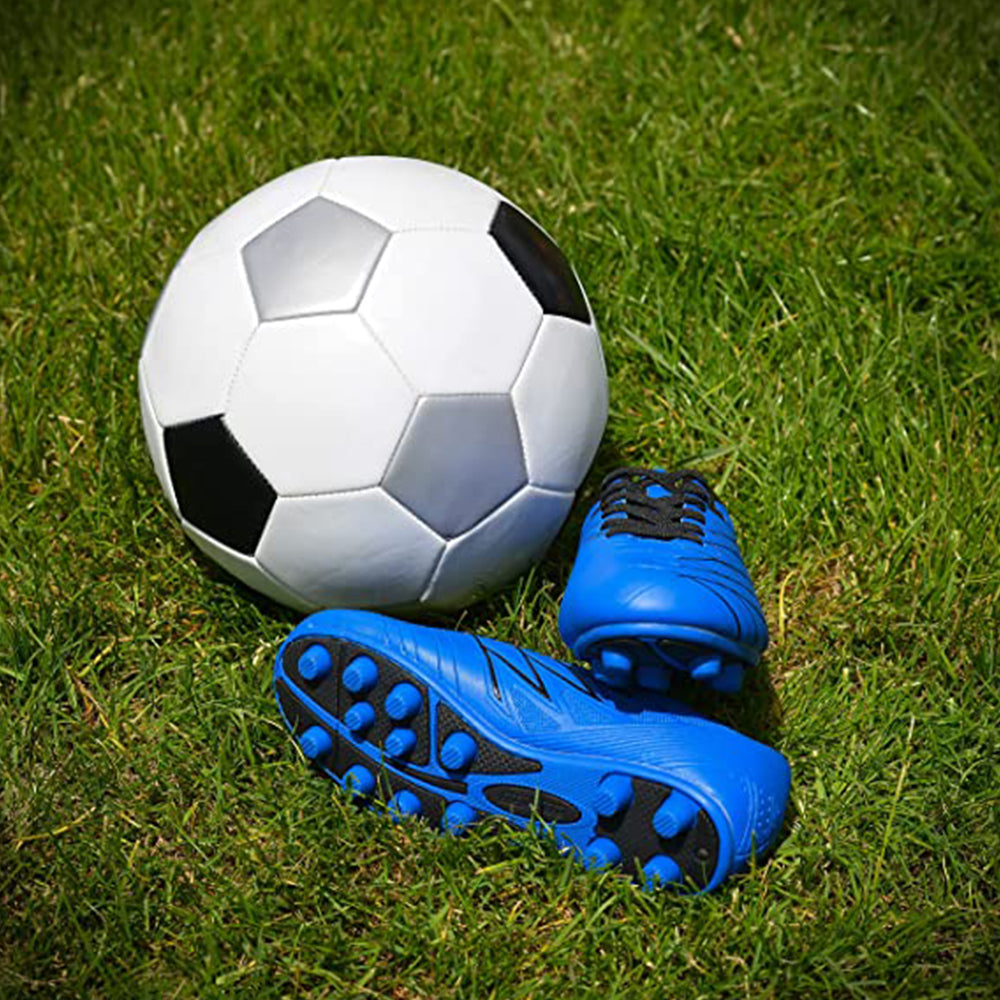 Boca Firm Ground Soccer Shoes - Blue/Black