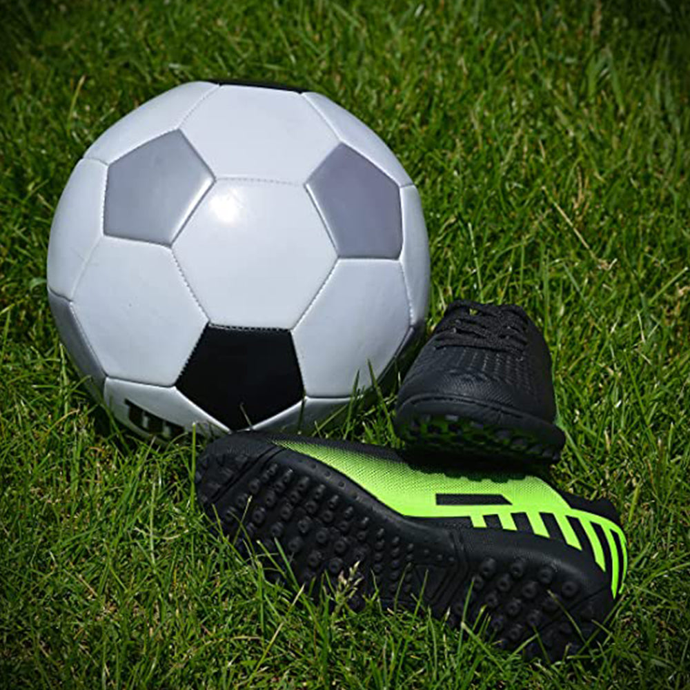 Santos JR. Turf Soccer Shoes-Black/Green