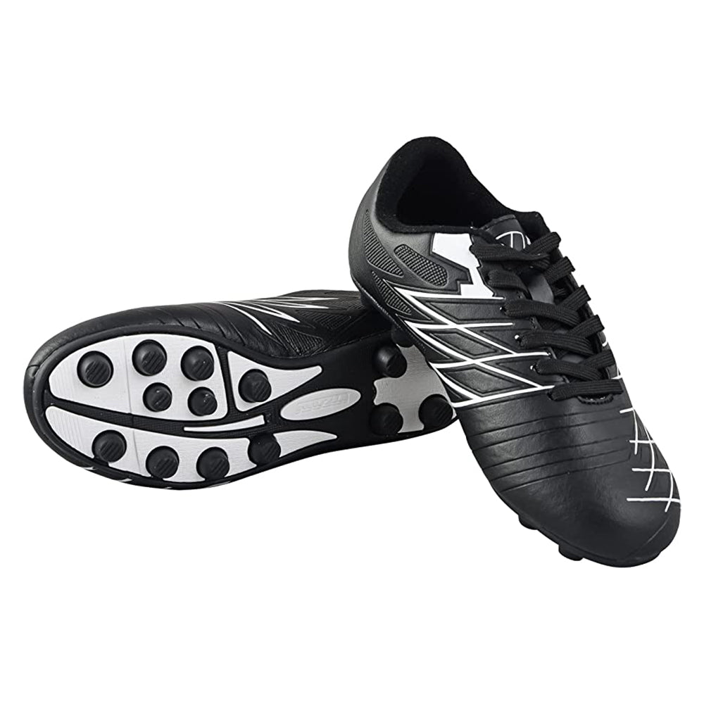 Boca Firm Ground Soccer Shoes -Black/White - Vizari Sports