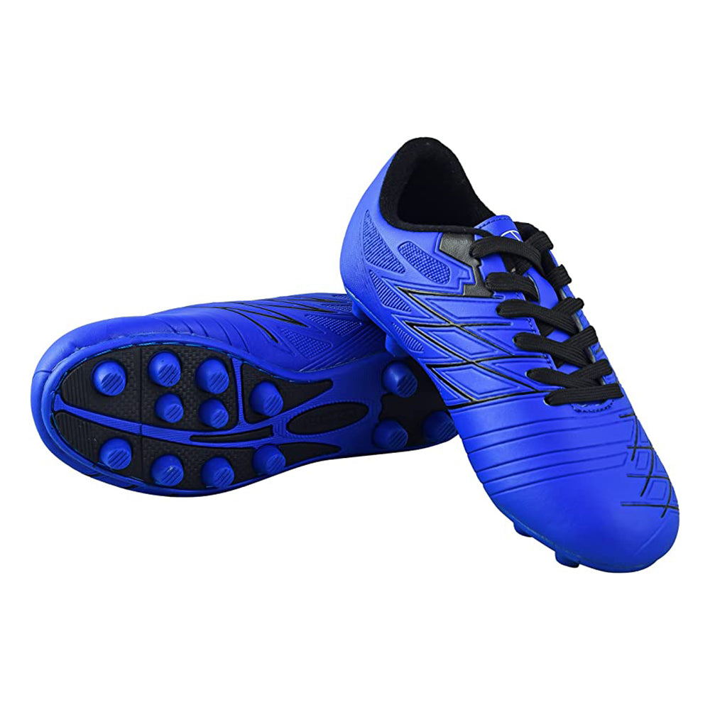 Boca Firm Ground Soccer Cleats - Blue/Black