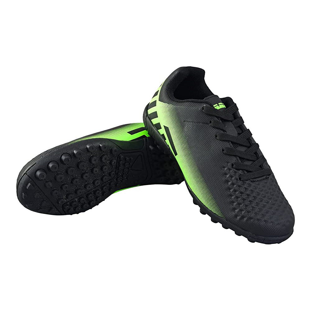 Santos JR. Turf Soccer Shoes - Black/Green - Vizari Sports