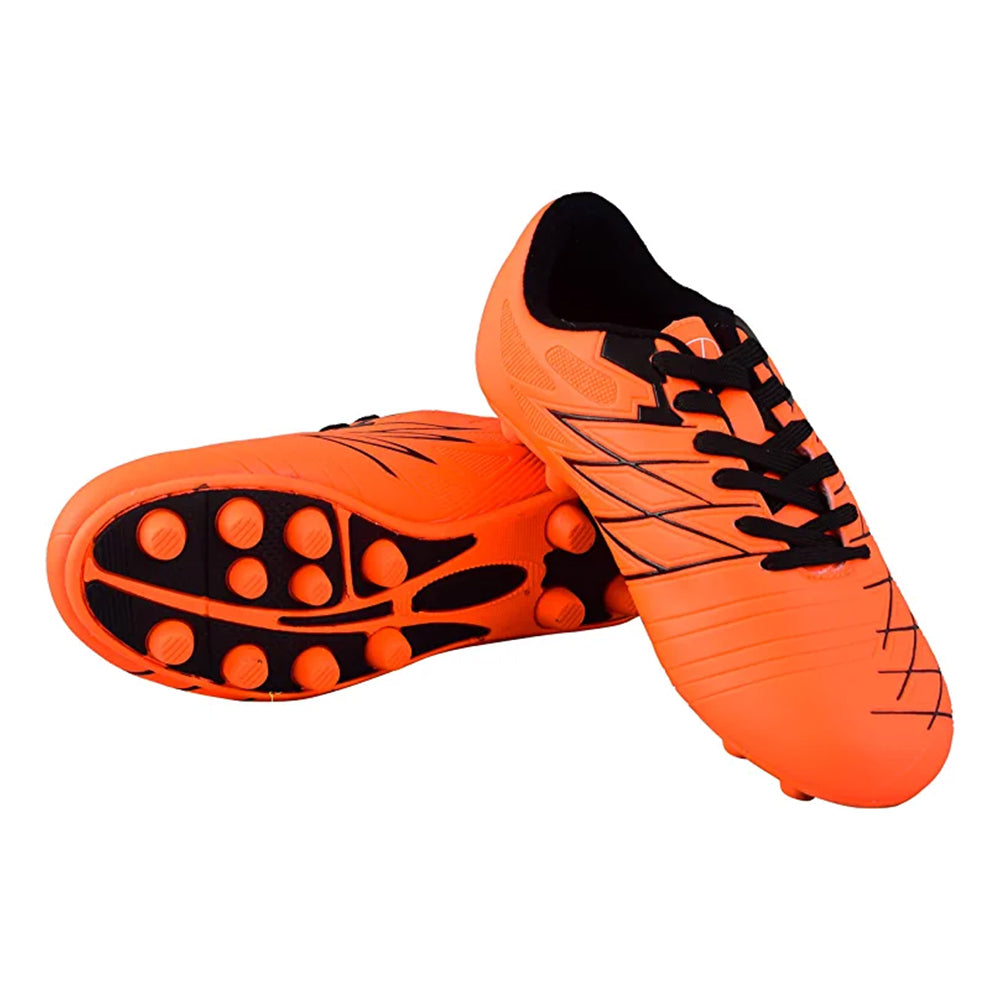 Boca Firm Ground Soccer Cleats - Orange/Black - Vizari Sports