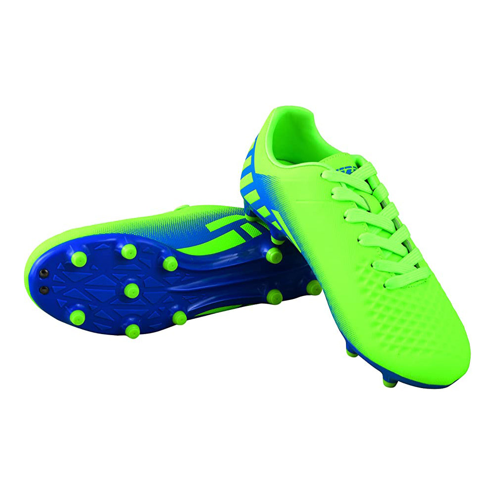 Santos JR. Firm Ground Soccer Shoes -Green/Blue