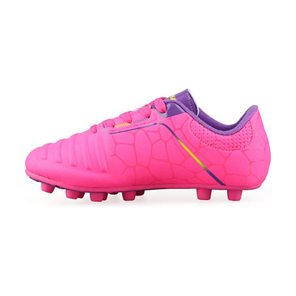 Catalina JR. Firm Ground Soccer Shoes-Pink/Purple/Yellow